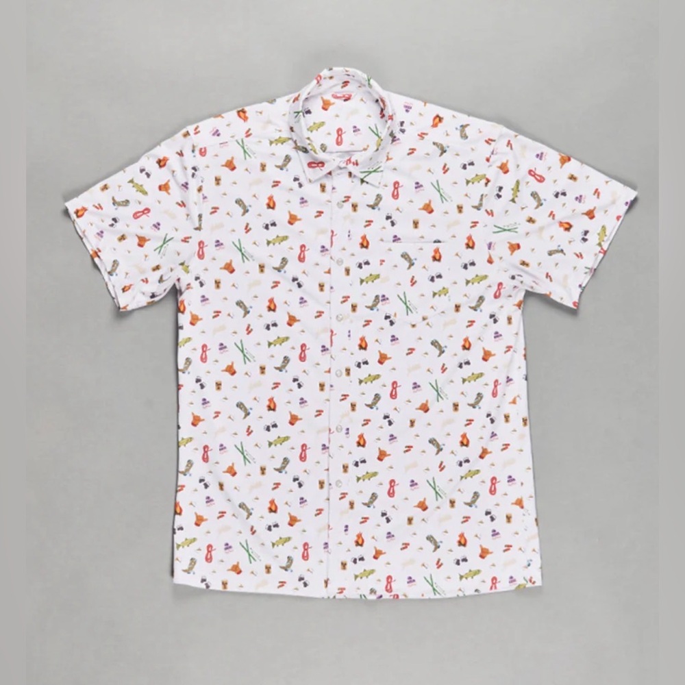 GIV’R Snap Happy Solar Shirt ~ Pearl Snap  button down casual upf polo shirt
